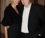 Farida Khelfa et son époux Henri Seydoux au gala de la Fondation Pompidou, à Paris. 13  septembre 2011