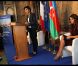 Rachida Dati et Mehriban Aliyeva lors de la conférence de haut niveau sur le thème : L'Azerbaïdjan : un partenaire stratégique pour la sécurité énergétique en Europe. Le 16 septembre, au bureau du Parlement Européen à Paris