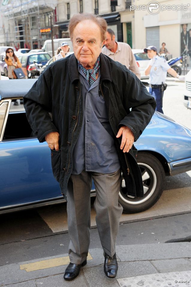 Guy Béart lors de la messe en hommage à Roland Petit en l'église St Roch à Paris, le 23 septembre 2011. Le chorégraphe est décédé le 10 juillet dernier à Genève.