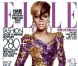 Sensuelle dans sa robe Balmain, Rihanna apparaît en couverture du magazine Elle de juillet 2010. 