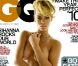 Topless et mini-short, le canon de beauté Rihanna pose en Une du magazine GQ. Janvier 2010. 