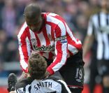 Titus Bramble, le 16 janvier 2011 à Sunderland