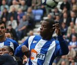 Titus Bramble, le 26 septembre 2009 à Wigan 