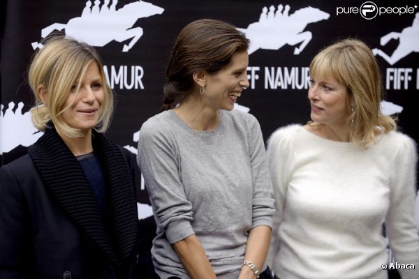 Karin Viard, Marina Foïs et Maïwenn lors du festival international du film francophone de Namur en Belgique le 4 octobre 2011