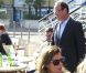 François Hollande et Valérie Trierweiler, université d'été du Parti socialiste à La Rochelle, le 27 août 2011.