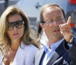 François Hollande et Valérie Trierweiler, université d'été du Parti socialiste à La Rochelle, le 29 août 2010.