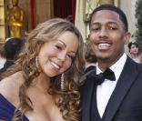Nick Cannon et Mariah Carey, à Los Angeles, le 25 mars 2010.