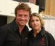 Stéphanie Le Quellec et Ronan Kernen lors de Cuisinez avec M6, à Paris, le 7 octobre 2011
