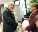 Dominique Strauss-Kahn vote au premier tour des primaires socialiste, à Sarcelles, le 9 octobre 2011. il a confirmé par la suite avoir voté pour Martine Aubry. 
