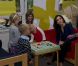 La princesse Mary dans une crèche d'Aalborg pour le lancement de son programme LeseLeg, le 3 octobre 2011.