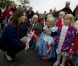 La princesse Mary dans une crèche d'Aalborg pour le lancement de son programme LeseLeg, le 3 octobre 2011.