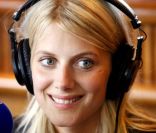Mélanie Laurent au festival de Saint-Jean-de-Luz le 12 octobre 2011. Elle assure la conférence de presse pour parler de son film Les Adoptés<br />