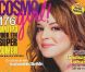 La jeune Lindsay Lohan, idole de toute une jeunesse, pose en couverture du Cosmo Girl néerlandais. Juillet 2004. 
