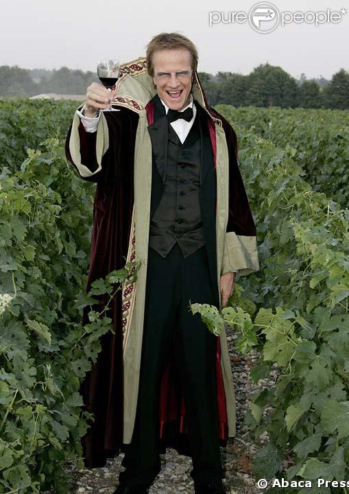 Christophe Lambert dans sa vigne