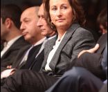 Ségolène Royal pour l\'investiture de François Hollande, candidat de la gauche à la présidentielle, à Paris, le 22 octobre 2011.