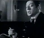 Serge Gainsbourg dans le clip <em>L\'Eau à la bouche</em> (1960)