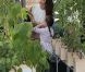 La princesse Mary visite le Greenhouse Project (des potagers sur les toits des écoles de New York) dans une école de Manhattan, le 24 octobre 2011, en présence du chef danois du Noma Rene Redzepi.