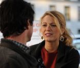 Blake Lively et Matthew Settle sur le tournage de Gossip Girl dans l\'Upper East Side à New York le 25 octobre 2011
