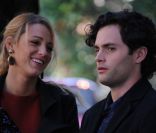 Blake Lively et Penn Badgley sur le tournage de Gossip Girl dans l\'Upper East Side à New York le 25 octobre 2011