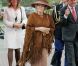 La reine Beatrix à l'inauguration du nouveau complexe scolaire de Baarn, aux Pays-Bas, le 25 octobre 2011.