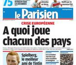 La une du  Parisien  du marcredi 26 octobre 2011.