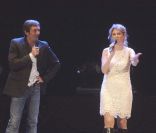 Pierre Palmade et Michèle Laroque à Avignon, le 6 octobre 2007. 