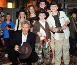 Harrison Ford et des petits fans