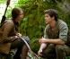 Jennifer Lawrence et Liam Hemsworth dans Hunger Games.