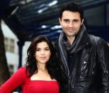 America Ferrera et Darius Campbell à Londres, le 31 octobre 2011 