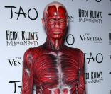 Heidi Klum a la soirée d'Halloween, à Las Vegas le 29 octobre 2011. 