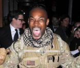 Tyson Bedford arrive à la soirée organisée par Heidi Klum et Seal, à New York, le 31 octobre 2011.