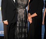 Le prince Albert et la princesse Charlene de Monaco avec Julie Andrews à New York mardi 1er novembre 2011 pour la remise des Princess Grace Awards de la Princess Grace Foundation-USA.