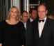 Le prince Albert et la princesse Charlene de Monaco au TIFF Bell Lightbox de Toronto, le 2 novembre 2011, pour l'inauguration de l'exposition Grace Kelly: From Movie Star to Princess .
