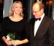 Le prince Albert et la princesse Charlene de Monaco au TIFF Bell Lightbox de Toronto, le 2 novembre 2011, pour l'inauguration de l'exposition Grace Kelly: From Movie Star to Princess .