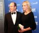 Le prince Albert et la princesse Charlene de Monaco au TIFF Bell Lightbox de Toronto, le 2 novembre 2011, pour l'inauguration de l'exposition Grace Kelly: From Movie Star to Princess .