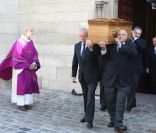 Les obsèques de Robert Lamoureux en l'église Notre-Dame de Boulogne-Billancourt le 4 novembre 2011
