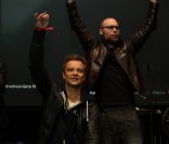 David Hallyday, vainqueur du concours des VIP ! Dans les rangs de ses recrues people, Activision comptait quelques bombes pour rendre le lancement de <em>Call of Duty: Modern Warfare 3</em> encore plus explosif, lundi 7 novembre 2011 au Palais de Cha