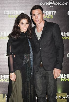 Katie Melua et son boyfriend James Toseland à la soirée de lancement de  Call of Duty : Modern Warfare 3  à Londres le 7 novembre 2011.
