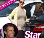 Laura Bellizzi, enceinte, dans le magazine  Star , novembre 2011.