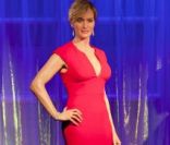 La statue de Kate Winslet au musée de Madame Tussauds à Londres, le 9 novembre 2011, entre Helen Mirren et Judi Dench.<br />