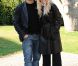Michelle Hunziker et le réalisateur Raoul Bova présentaient à la Villa Borghese, à Rome, le film  Amore Nero , le 11 novembre 2011.