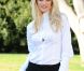 Michelle Hunziker présentait à la Villa Borghese, à Rome, le film  Amore Nero , le 11 novembre 2011.
