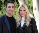 Michelle Hunziker et le réalisateur Raoul Bova présentaient à la Villa Borghese, à Rome, le film  Amore Nero , le 11 novembre 2011.