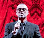 George Michael présentait son spectale Symphonica à Milan, le 11 novembre 2011.