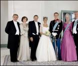 Christian et Françoise Grassiot, Alain Cavallier, Marie Cavallier, Joachim, Margrethe, Henrik