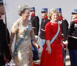 La princesse Benedikte et la princesse Anne-Marie au mariage de Marie Cavallier et Joachim de Danemark