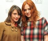Emma de Caunes et Emilie Dequenne lors de la soirée d'inauguration de Marks & Spencer au Fouquet's à Paris