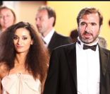 Eric Cantona et Rachida Brakni à Cannes pour le 62 Festival international du cinéma en mai 2009