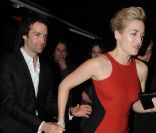 Kate Winslet et son nouvel amoureux, Ned Rocknroll, à Paris le 20 novembre 2011.<br />