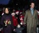 La princesse Marie, le prince Joachim et le petit prince Henrik le 1er décembre 2011 au château de Schackenborg au Danemark pour allumer les illuminations de Noël